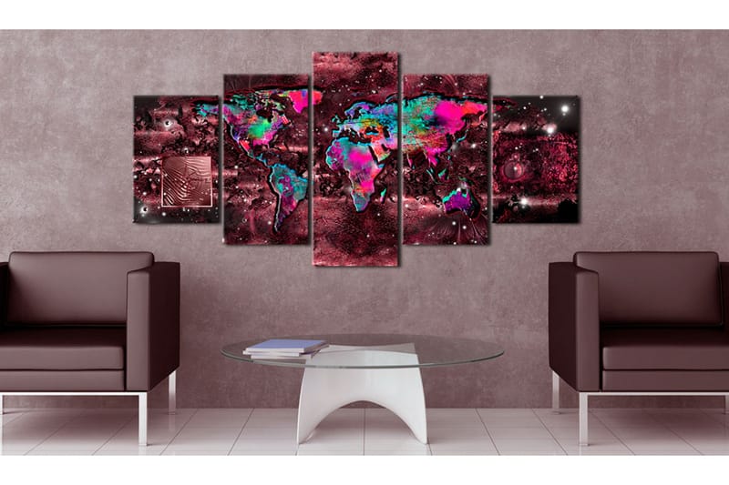 Billede Ruby Journey 100x50 - Artgeist sp. z o. o. - Boligtilbehør - Billeder & kunst - Billeder på lærred