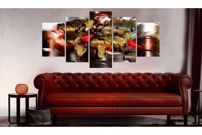 Billede Ruby Ribbon 100x50 - Artgeist sp. z o. o. - Boligtilbehør - Billeder & kunst - Billeder på lærred