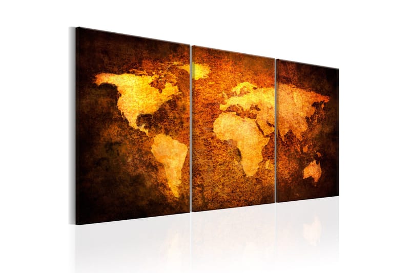 Billede Rusty Continents 120x60, Artgeist sp. z o. o.