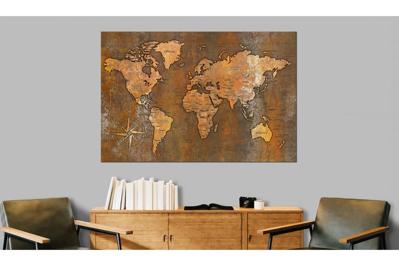 Billede Rusty World 120x80, Artgeist sp. z o. o.