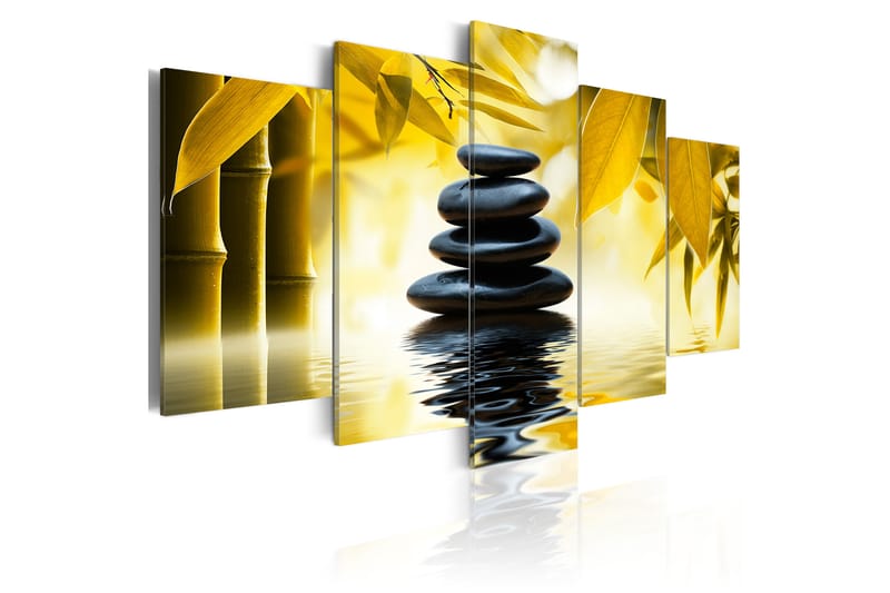 Billede Safflower Relaxation 100x50 - Artgeist sp. z o. o. - Boligtilbehør - Billeder & kunst - Billeder på lærred