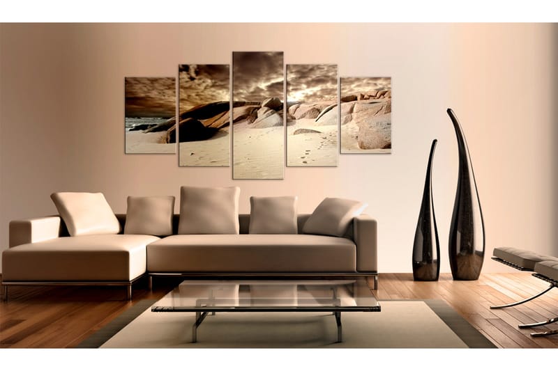 Billede Sandy Clouds 200x100 - Artgeist sp. z o. o. - Boligtilbehør - Billeder & kunst - Billeder på lærred