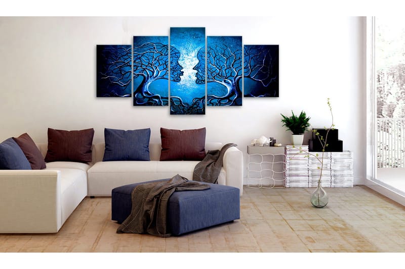 Billede Sapphire Kiss 200x100 - Artgeist sp. z o. o. - Boligtilbehør - Billeder & kunst - Billeder på lærred