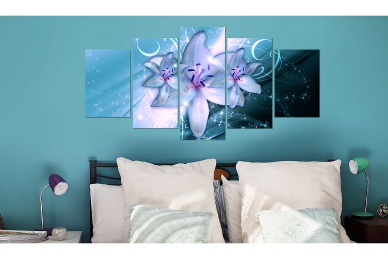 Billede Sapphire Nights 100x50 - Artgeist sp. z o. o. - Boligtilbehør - Billeder & kunst - Billeder på lærred