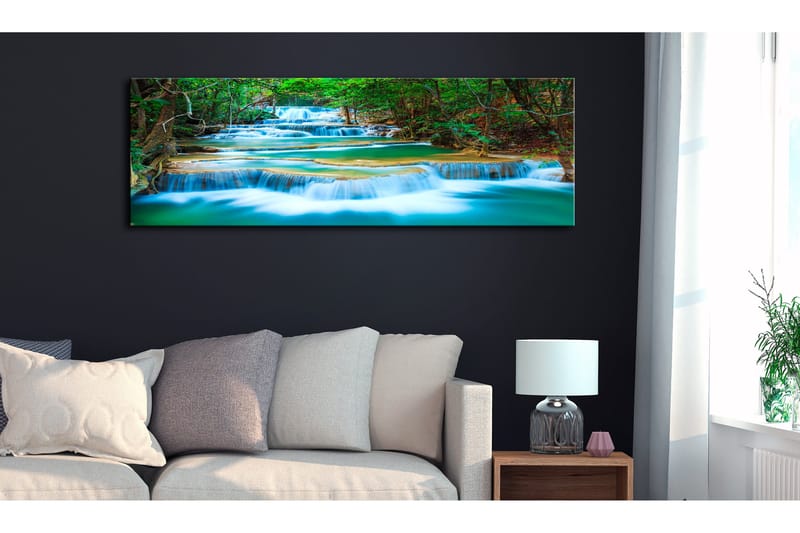 Billede Sapphire Waterfalls 135x45, Artgeist sp. z o. o.