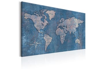 Billede Sapphire Planet 60x40 - Artgeist sp. z o. o. - Boligtilbehør - Billeder & kunst - Billeder på lærred