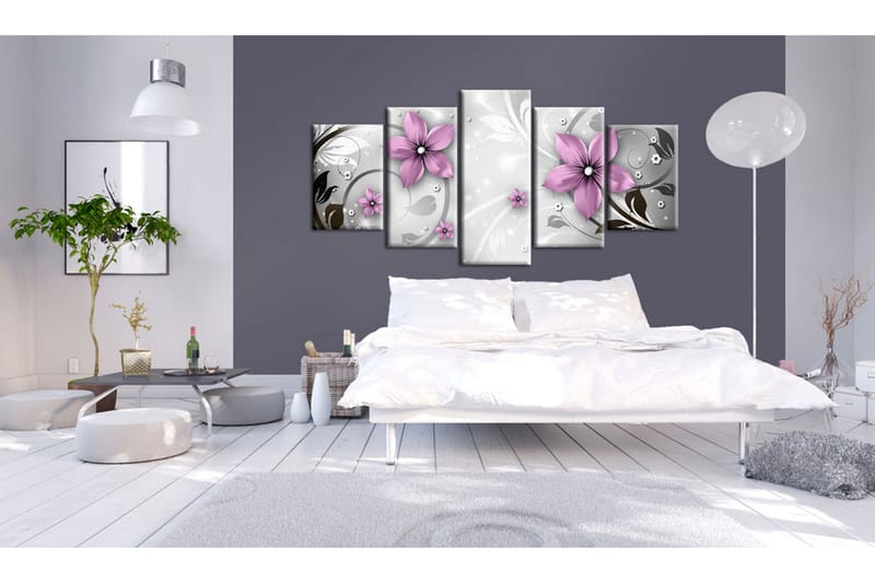 Billede Saucy Flowers 100x50 - Artgeist sp. z o. o. - Boligtilbehør - Billeder & kunst - Billeder på lærred
