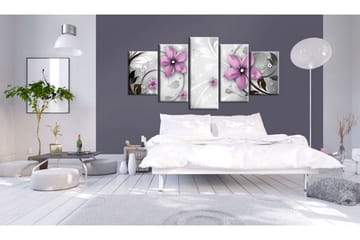 Billede Saucy Flowers 200x100 - Artgeist sp. z o. o. - Boligtilbehør - Billeder & kunst - Billeder på lærred