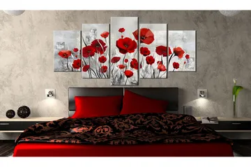 Billede Scarlet Cloud 200x100 - Artgeist sp. z o. o. - Boligtilbehør - Billeder & kunst - Billeder på lærred