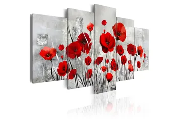 Billede Scarlet Cloud 200x100 - Artgeist sp. z o. o. - Boligtilbehør - Billeder & kunst - Billeder på lærred