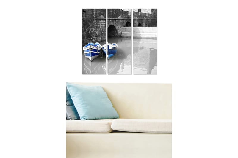 Billede Scenic 3 stk Flerfarvet, 22x05 cm