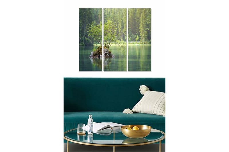 Billede Scenic 3 stk Flerfarvet, 22x05 cm