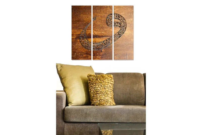 Billede Scenic 3 stk Flerfarvet, 22x05 cm