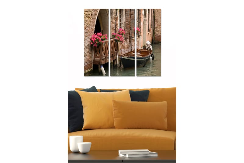 Billede Scenic 3 stk Flerfarvet, 22x05 cm