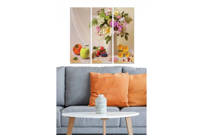 Billede Scenic 3 stk Flerfarvet, 22x05 cm