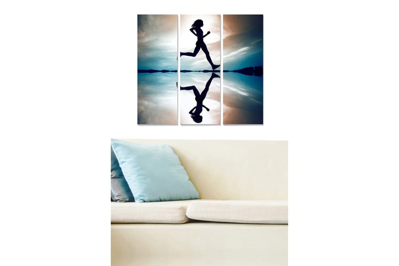 Billede Scenic 3 stk Flerfarvet, 22x05 cm