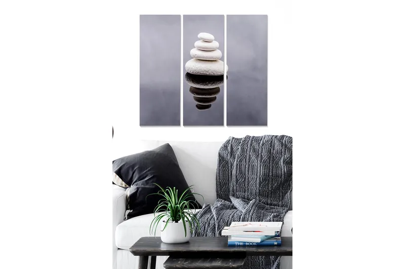 Billede Scenic 3 stk Flerfarvet, 22x05 cm