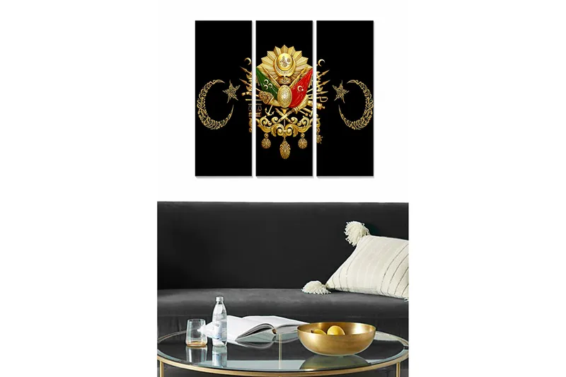 Billede Scenic 3 stk Flerfarvet, 22x05 cm