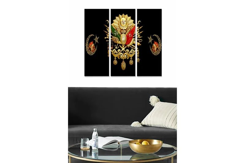 Billede Scenic 3 stk Flerfarvet, 22x05 cm