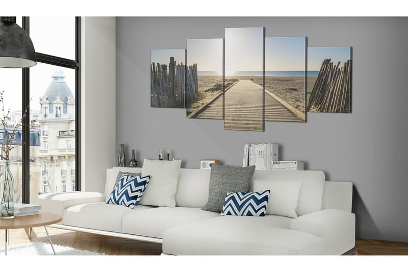 Billede Sea Gåture 100x50 - Artgeist sp. z o. o. - Boligtilbehør - Billeder & kunst - Billeder på lærred