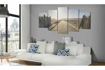 Billede Sea Gåture 200x100 - Artgeist sp. z o. o. - Boligtilbehør - Billeder & kunst - Billeder på lærred