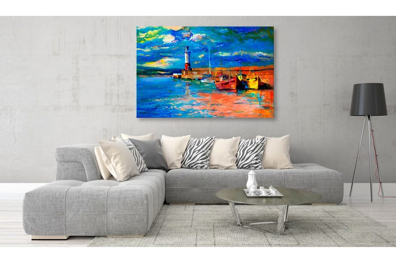Billede Seaside Landscape: The Lighthouse 90x60, Artgeist sp. z o. o.