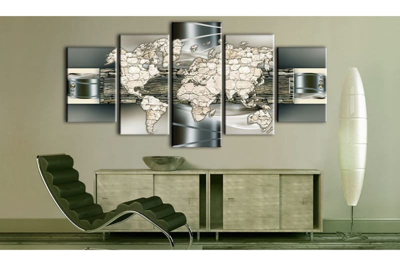 Billede See The World In Stone 100x50 - Artgeist sp. z o. o. - Boligtilbehør - Billeder & kunst - Billeder på lærred