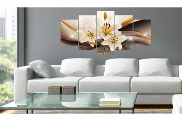 Billede Shiny Lily 200x100 - Artgeist sp. z o. o. - Boligtilbehør - Billeder & kunst - Billeder på lærred