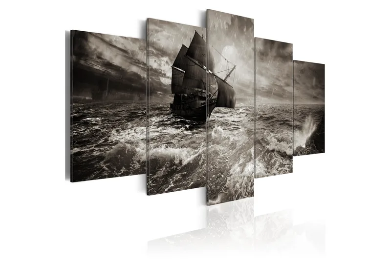 Billede Ship In A Storm 200x100, Artgeist sp. z o. o.