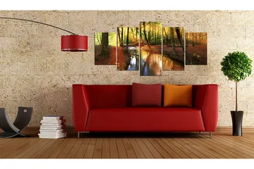 Billede Silent Forest 100x50 - Artgeist sp. z o. o. - Boligtilbehør - Billeder & kunst - Billeder på lærred