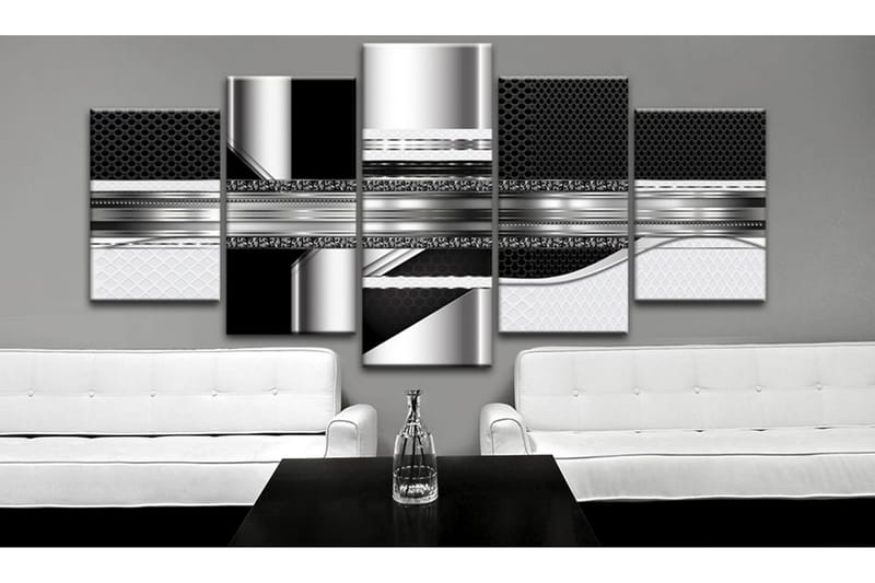 Billede Silver Cut 200x100 - Artgeist sp. z o. o. - Boligtilbehør - Billeder & kunst - Billeder på lærred