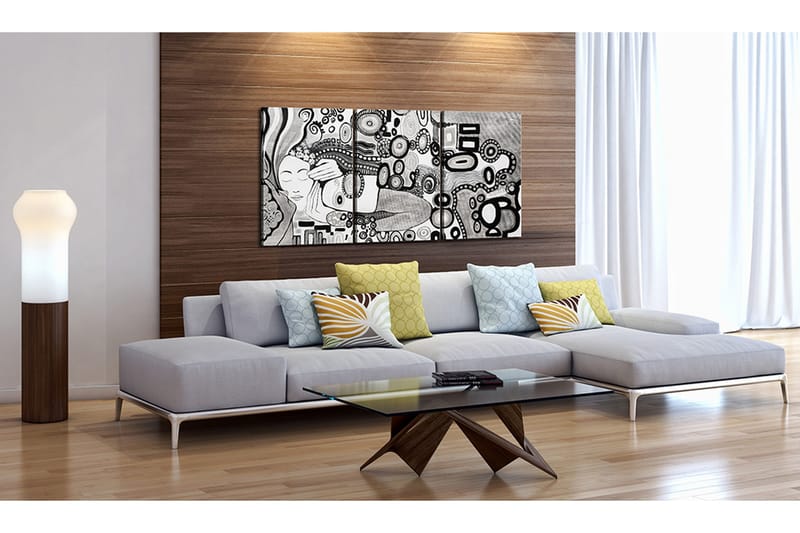 Billede Silver Kiss 120x60, Artgeist sp. z o. o.