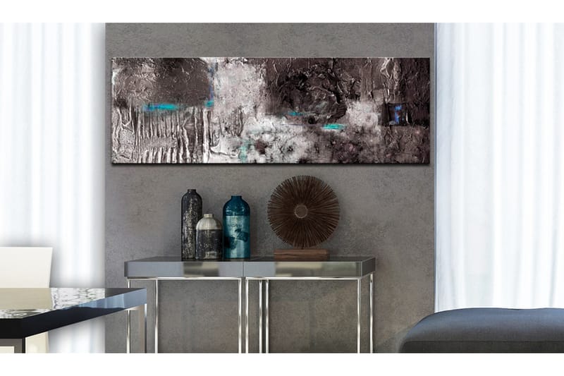 Billede Silver Machine 150x50 - Artgeist sp. z o. o. - Boligtilbehør - Billeder & kunst - Billeder på lærred