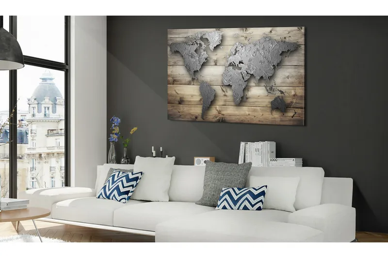 Billede Silver World 60x40, Artgeist sp. z o. o.