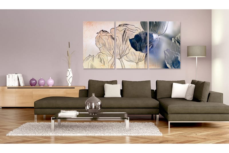 Billede Sketch of Tulips 60x30, Artgeist sp. z o. o.