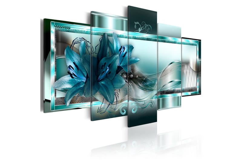 Billede Sky Blue Lilies 200x100, Artgeist sp. z o. o.