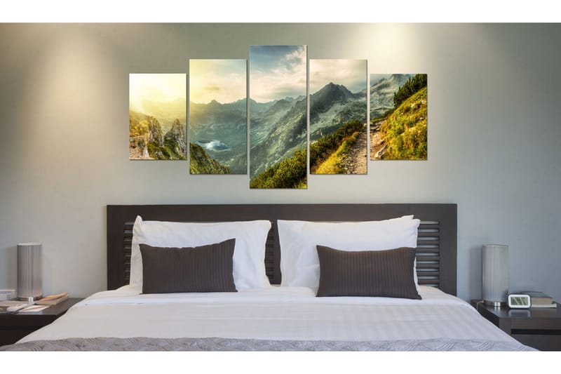 Billede Slovak Mountain Landscape 100x50 - Artgeist sp. z o. o. - Boligtilbehør - Billeder & kunst - Billeder på lærred