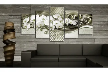 Billede Smell Of The Orchid 200x100 - Artgeist sp. z o. o. - Boligtilbehør - Billeder & kunst - Billeder på lærred