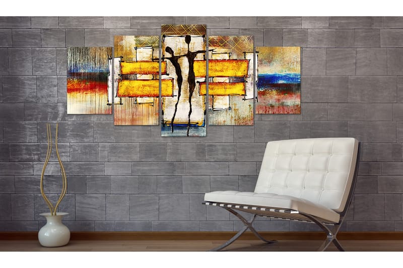 Billede Solar Tango 100x50 - Artgeist sp. z o. o. - Boligtilbehør - Billeder & kunst - Billeder på lærred