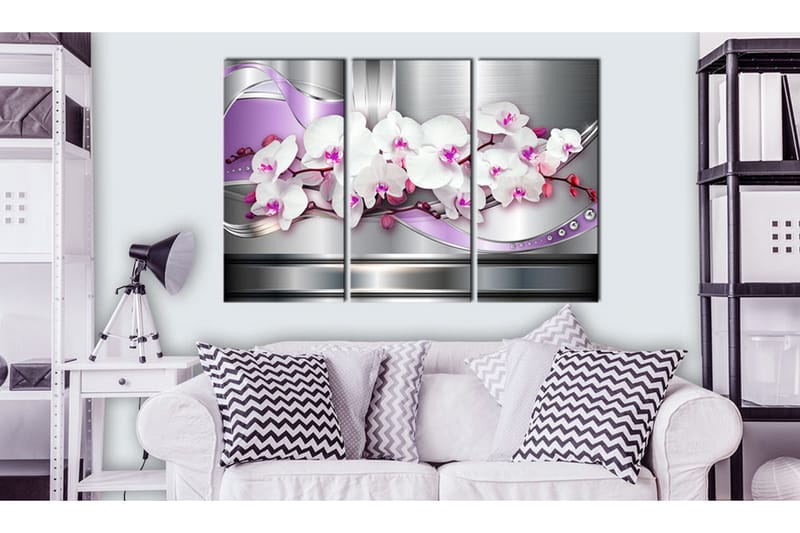 Billede Song Of Orchid 120x80 - Artgeist sp. z o. o. - Boligtilbehør - Billeder & kunst - Billeder på lærred