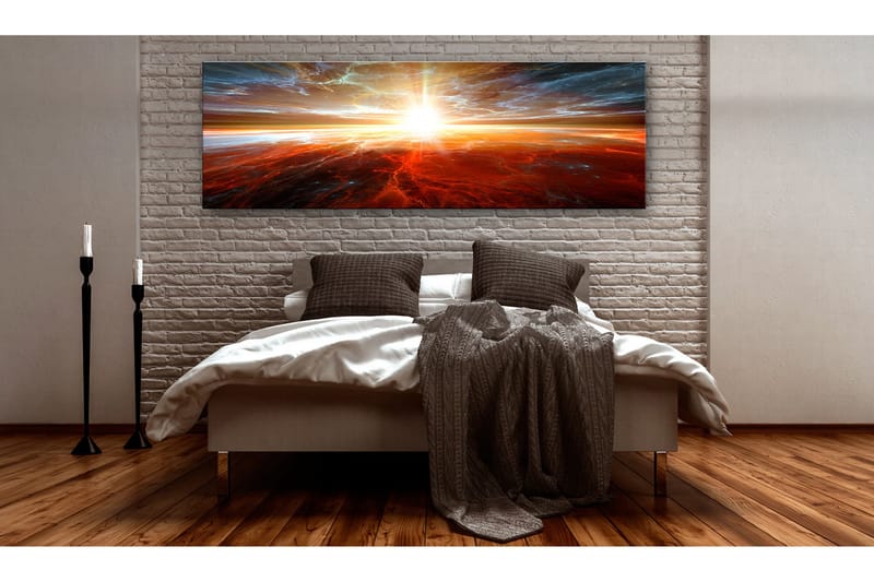 Billede Space And Time Warp 120x40 - Artgeist sp. z o. o. - Boligtilbehør - Billeder & kunst - Billeder på lærred