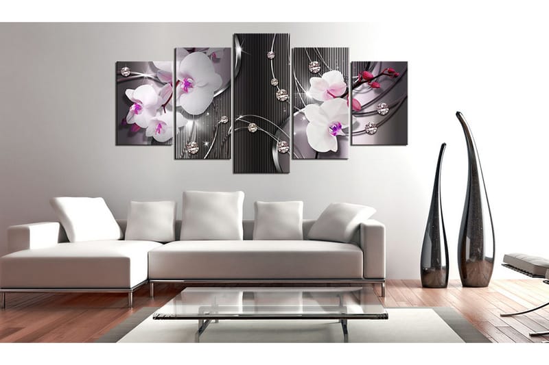 Billede Speech Of Flowers 200x100 - Artgeist sp. z o. o. - Boligtilbehør - Billeder & kunst - Billeder på lærred