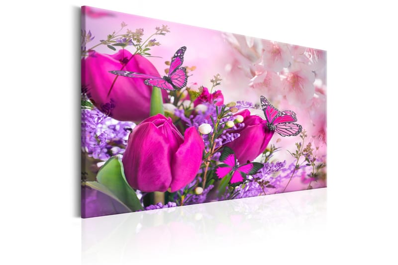 Billede Spring Explosion 120x80 - Artgeist sp. z o. o. - Boligtilbehør - Billeder & kunst - Billeder på lærred