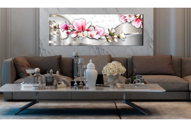 Billede Spring Ribbon 150x50 - Artgeist sp. z o. o. - Boligtilbehør - Billeder & kunst - Billeder på lærred