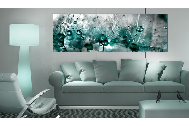 Billede Sprinkled Dandelions 135x45 - Artgeist sp. z o. o. - Boligtilbehør - Billeder & kunst - Billeder på lærred