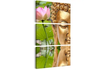 Billede Statue With A Flower 60x120 - Artgeist sp. z o. o. - Boligtilbehør - Billeder & kunst - Billeder på lærred