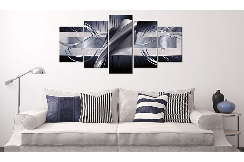 Billede Steel Cobra 200x100 - Artgeist sp. z o. o. - Boligtilbehør - Billeder & kunst - Billeder på lærred