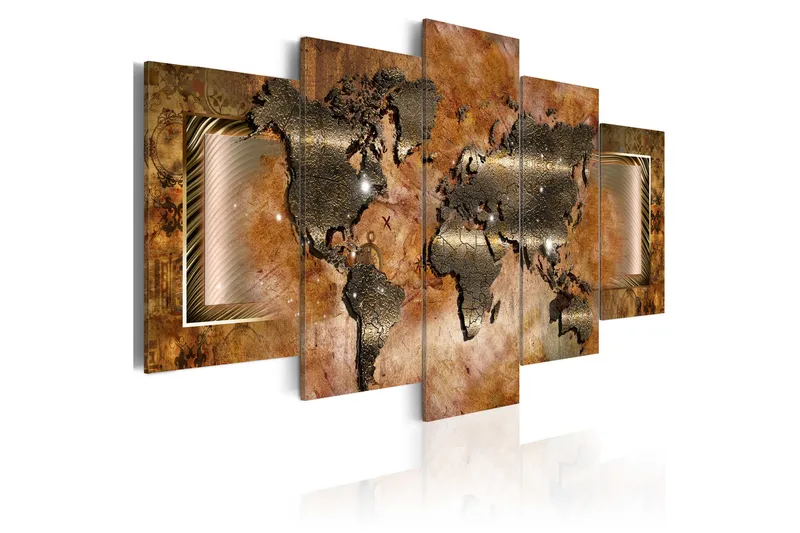 Billede Steel Map 100x50, Artgeist sp. z o. o.