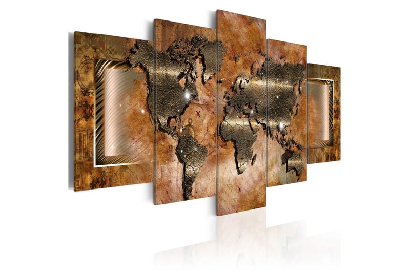 Billede Steel Map 100x50, Artgeist sp. z o. o.