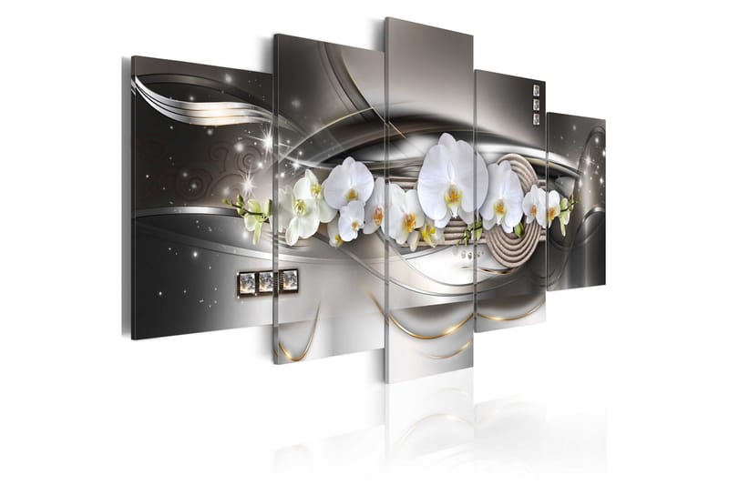 Billede Steel Orchids 100x50, Artgeist sp. z o. o.